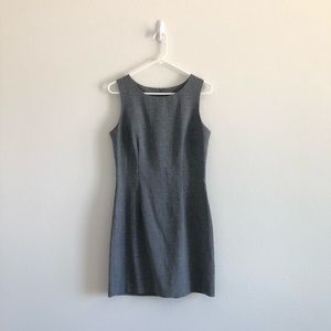 Vintage Charcoal Gray Shift Dress